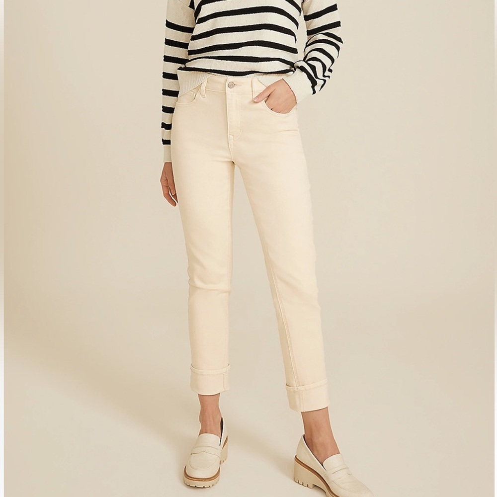EUC Maurice’s High-Rise Slim Straight Ankle Jeans